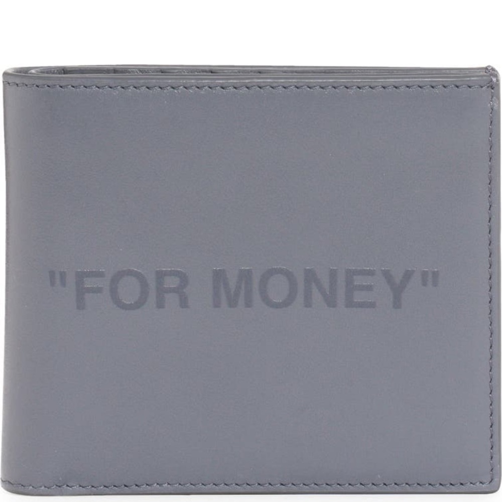 Off-White Quote Bifold Leather Wallet
